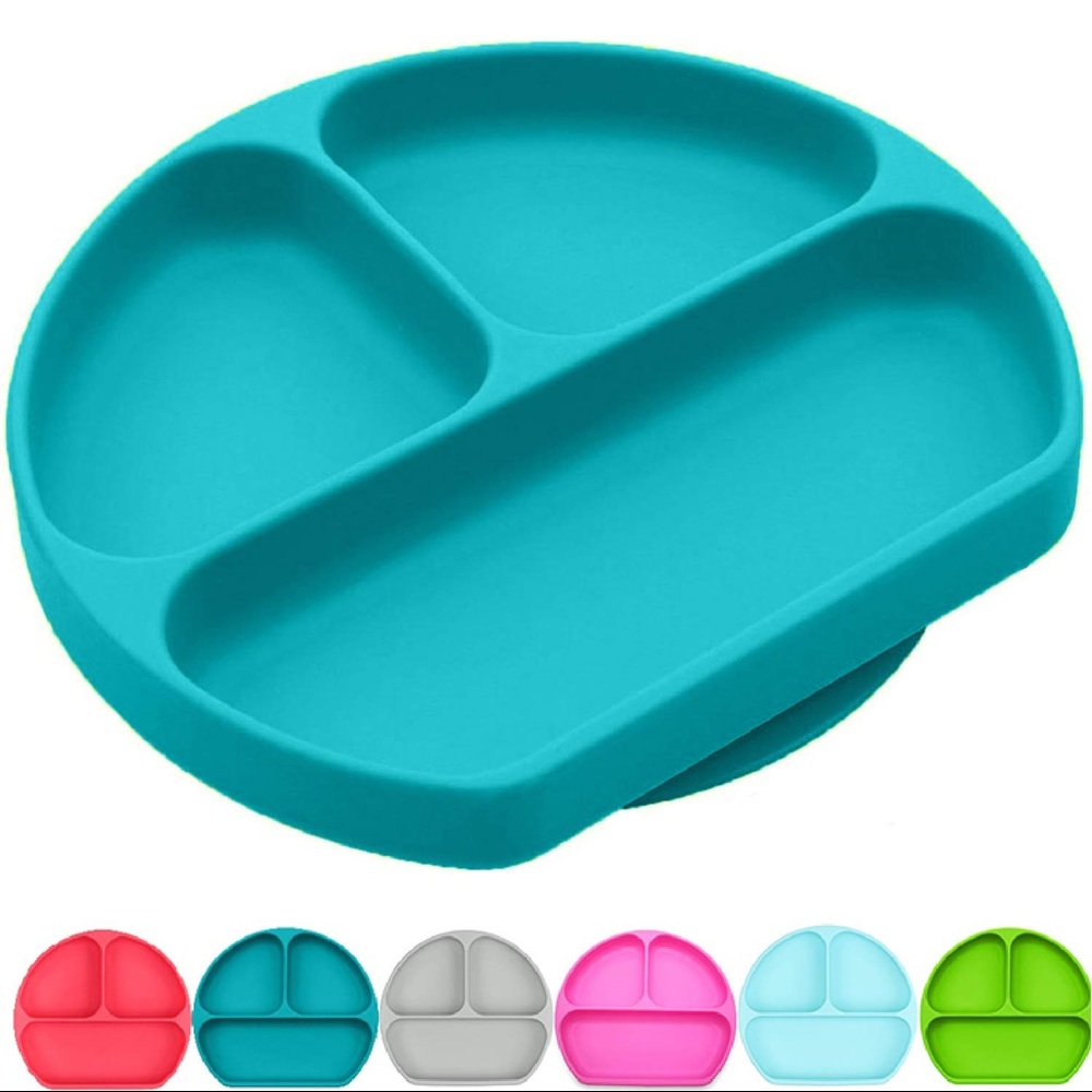 Silikong Suction Plate - Turquoise